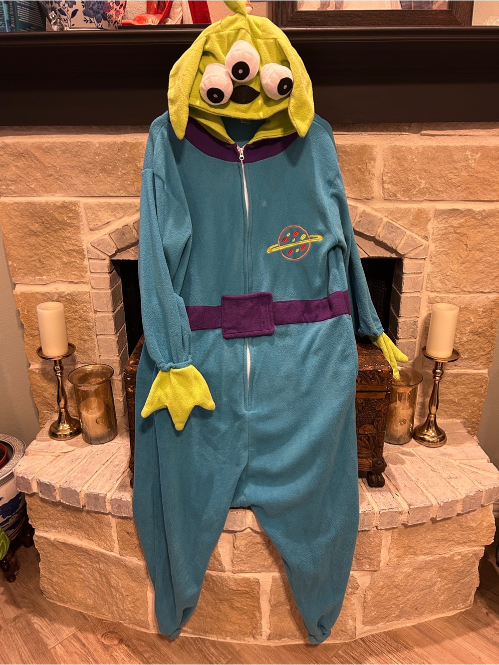 Adult Unisex Alien Onesie